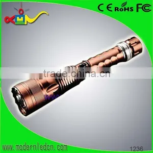 Waterproof Alluminum Alloy High Power Led Torch Light 2000lm thumbnail-1