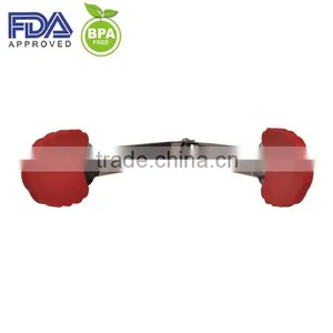 Silicone Small Kitchen Food Tong, Bread Tongs, Mini Food Tongs Best Seller thumbnail-2