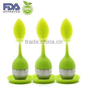 Leaf Tea Infuser Silicone Bottle With Tea Strainer thumbnail-2