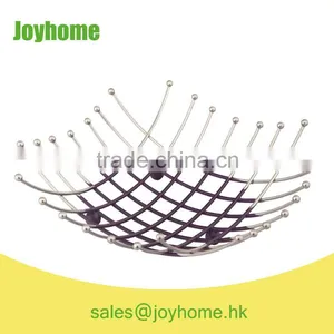 Hot Sale Chrome Plated Iron Wire Fruit Basket thumbnail-1