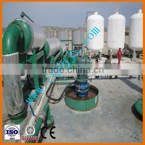 Small Black to Yellow Waste Car Motor Engine Oil Catalyst Distillation Recycling Machine thumbnail-4