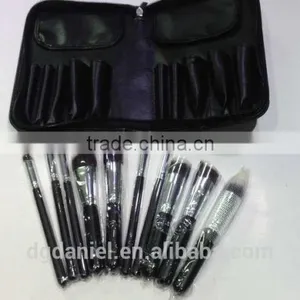 10pcs Black Makeup Brush Set,high-end Luxury Makeup Brushes thumbnail-2
