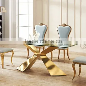 Hotel Furniture Fashion Used Stainless Steel Dining Chair thumbnail-3