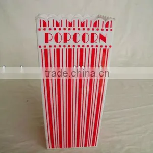 Disposable Plastic Popcorn Buckets Container thumbnail-1