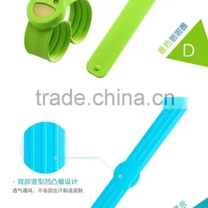 Wholesale 2016 Silicone Mosquito Repellent Slap Mosquito Slap Bracelet thumbnail-3