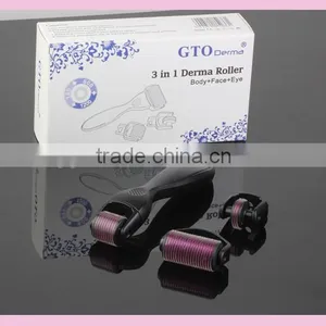 Titanium 3 in 1 Derma Roller for Face Care Dermaroller Manufacturer Price thumbnail-4