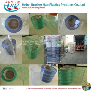 Customized Freezer Cooler PVC Plastic Strip Curtain Doors Rolls thumbnail-4
