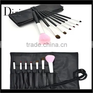 Colorful 7pcs Folding Travel Cosmetic Brush Set With Bag thumbnail-2