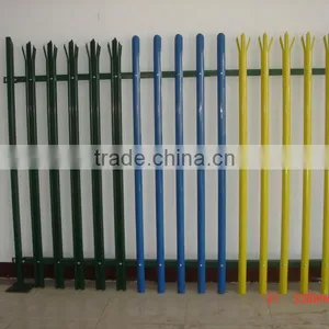 High Security Galvanized and Pvc Coated Steel Palisade Fencing thumbnail-4