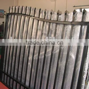Slding Gate, Spear Top Arched With Scroll thumbnail-1