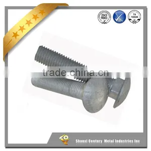 Heavy ,and High Strength DIN Standard Carriage Bolts With Hex Nuts thumbnail-3