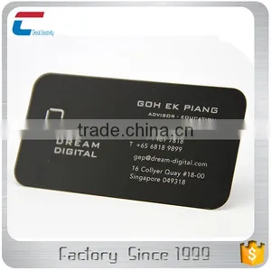 85*54mm Rounded Porcelain Black Metal Business Cards thumbnail-5