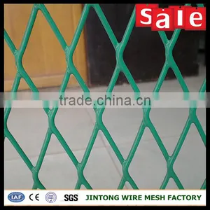 PVC Plastic Coated Expanded Metal Expandable Mesh Sheet Panel thumbnail-1