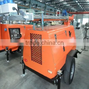 Towable Diesel Engine Trailer Mounted Light Towers 6kw thumbnail-1
