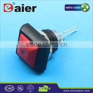12mm Square Head Led Light Illuminated Pushbutton Switch thumbnail-1