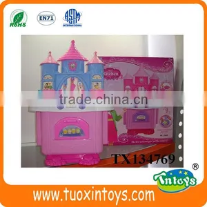 Plastic Kids Play Kitchen Set Chef Cooking Toys thumbnail-5