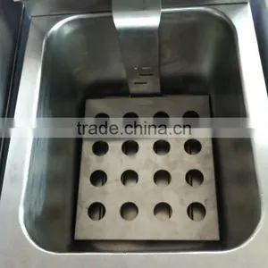 Table Top 2 Tank Electric Chips Fryer With CE Certificate (DF-10L-2) thumbnail-3