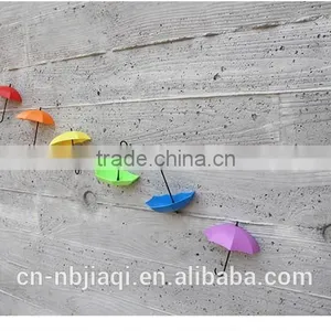 Lovely Umbrella Shape Sticky Hooks/3pcs in One Set thumbnail-2