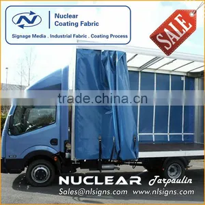 PVC Coated Tarpaulin Truck Side Curtain Tarps thumbnail-1