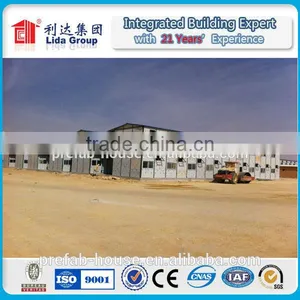 Modular 2 Floors Residential Flat Roof Prefab House thumbnail-6