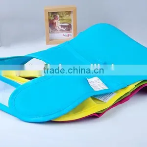 Silicone Roll Up Bib With Comfort-Fit Fabric Neck thumbnail-3