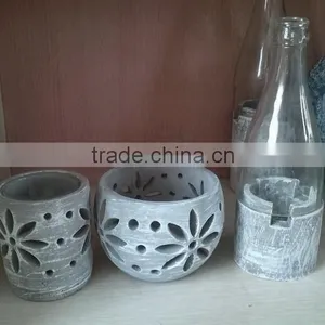 Cheap Artificial Stone Candle Holder thumbnail-1