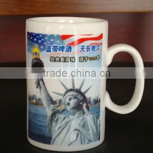 400ml Porcelain Coffee Mug With Handle Porcelain Tea Mug With Flower Printing Decal Printing Mug With Handle thumbnail-5