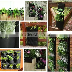 2016 Waterproof Garden New Felt Wall Grow Bag Garden Bag thumbnail-1