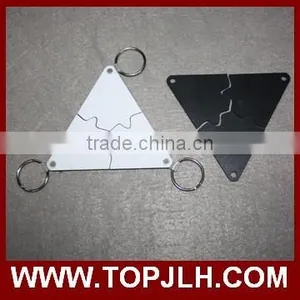 China Supplier Hot Sell Blank Sublimation Advertising Custom Mdf Keychain thumbnail-1