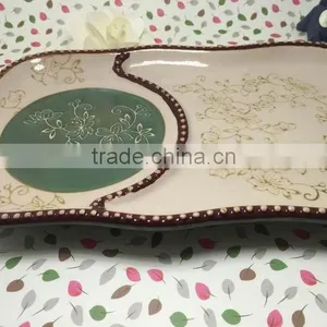 Daily Use Hand-painted Stocked Porcelain Dinner Plates High Quality Porcelain Plate thumbnail-6