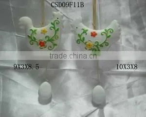 White Porcelain Butterfly Ornament thumbnail-1