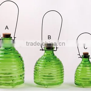 Three Size and Colorful Glass Bee / Pest / Insects Catcher thumbnail-4