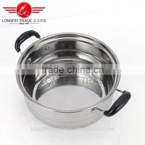 Popular Style Unique Shape Stainless Steel Soup Cooking Pot Set/camping Pot Set thumbnail-5