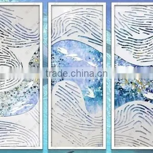 Group Installation Art Fish and River Set of 3 thumbnail-1