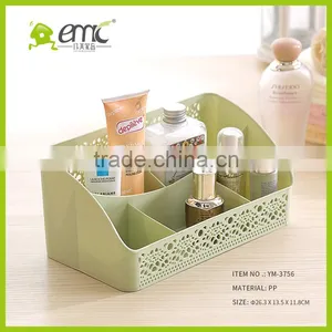 Emc Plastic Makeup Box With Dividers, Plastic Makeup Cases With Dividers thumbnail-3
