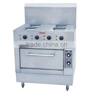 Electric 4 Plate Cooker With Oven. thumbnail-1