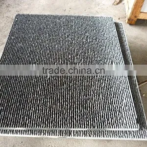 Black Stone Tiles Line Chiseled Black Basalt Stone,Basalt Wall Tiles thumbnail-5