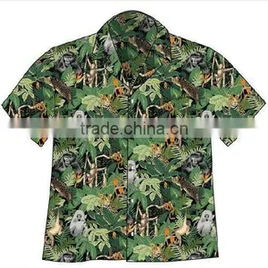 2012 Polyester Hawaiian Short Sleeve Fashion Shirts thumbnail-1