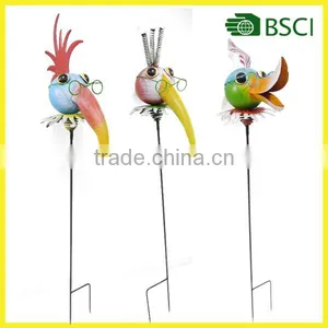 YS14429 Superior Quality Bird Decorative Metal Garden Stakes thumbnail-1
