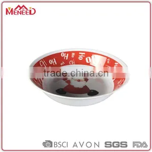 Ho~ Ho X'mas Decorative Plates & Bowls, Christmas Melamine Cheap Dinnerware Set thumbnail-4