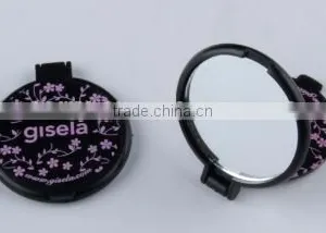 Plastic Small Round Thin Folding Single Mirrorpocket Mirror thumbnail-1
