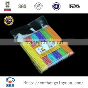 100% Natural Birch Material Disposable Wooden Color Sticks thumbnail-1