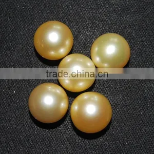 Wholesale AA 9.5-10mm Golden Tahitian Loose Pearls thumbnail-1