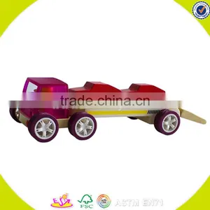 Wholesale Newest Wooden Sports Car Toy Hot Sale Kids Wooden Mini Sports Car Toy Creative Wooden Sports Car Toy W04A030 thumbnail-6