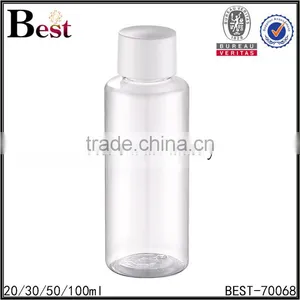 2017 Hot New Products Cosmetic Toner Beard Oil Essential Oil Plastic Cap Insert PET 100ml Plastic Bottle for Oil thumbnail-3