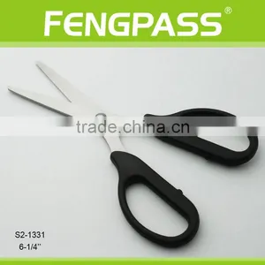S2-1331 6-1/4" Inch 2CR13 Stainless Steel With PP Handle Hot Different Types Of Paper Cutting Scissors thumbnail-2