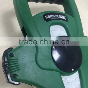 Berrylion High Accurately Measuring Tapes 50M TPR Plastic Fiber Measuring Tapes thumbnail-1