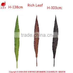 Factory Direct Sales Artificial Green Leaf for Decorative Garden and Floral Arrangement thumbnail-1