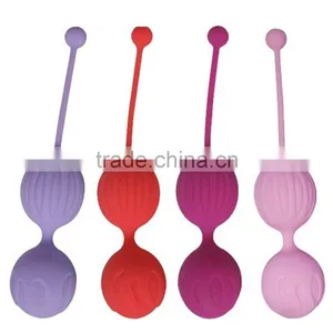 Medical Grade Germany Wacker Pink Silicone Vagina Exercise Ball thumbnail-1