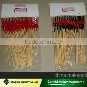 ZHUPING Wooden Ball Beaded Bamboo Toothpicks Fruit Pick thumbnail-1